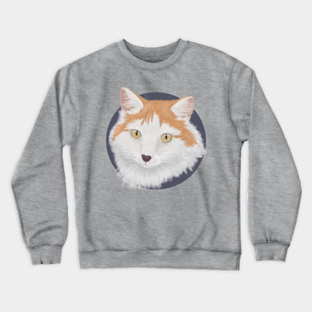 Ginger Cat Crewneck Sweatshirt by Xetalo